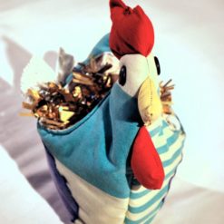 Panier poule Pâques