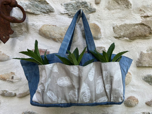 Sac panier rectangle réversible – Image 9