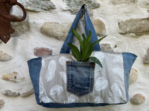 Sac panier rectangle réversible – Image 7