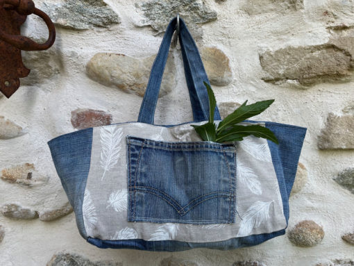 Sac panier rectangle réversible – Image 6
