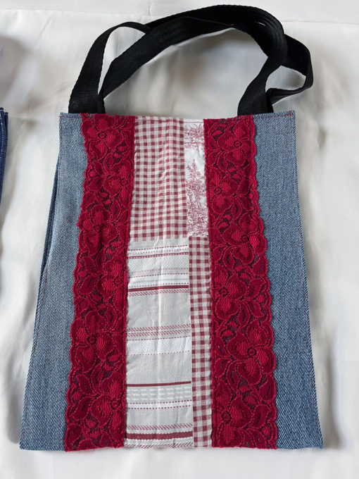 Sac jean et dentelle – Image 4