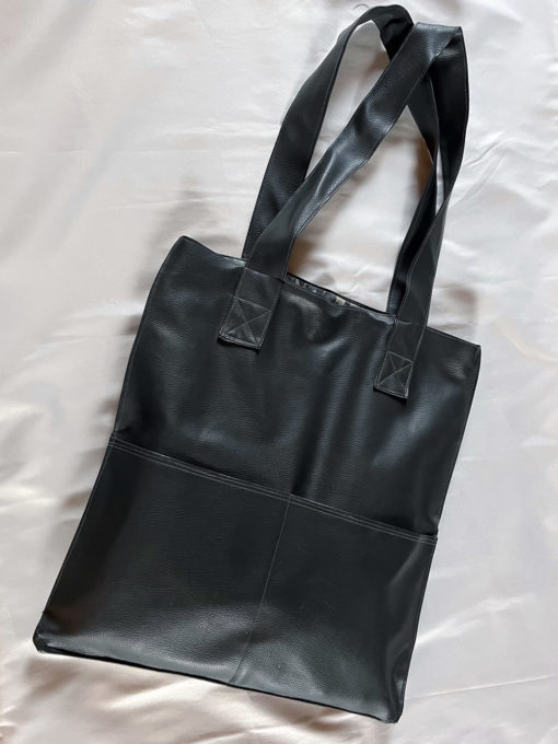 Grand sac à main simili cuir – Image 2