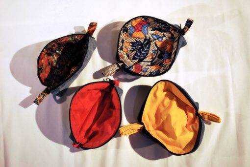 Mini trousse 1/2 cercles en jean
