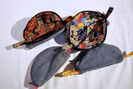 Mini trousse 1/2 cercles en jean – Image 2